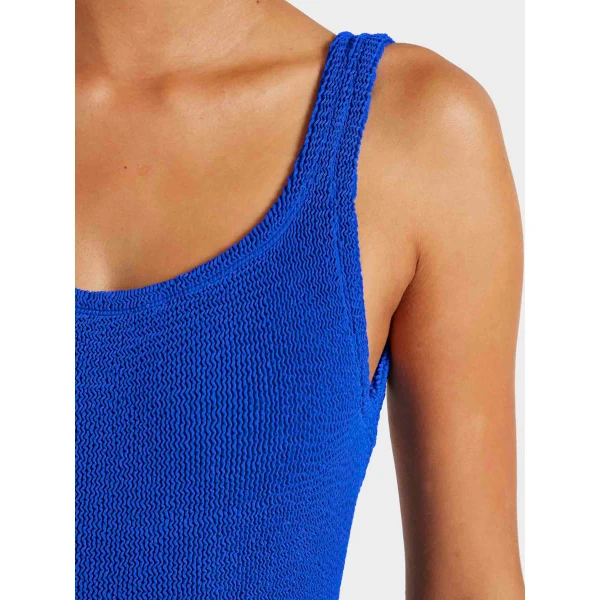 Royal Blue - Hunza G Crinkle Swimwear - One Size - Shop at Luxury Shoes 
