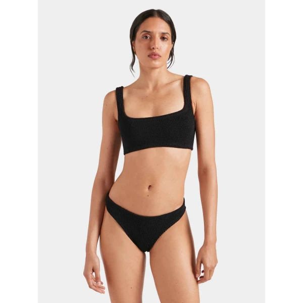Black - Hunza G Crinkle Swimwear - One Size - Shop at Luxury Shoes 