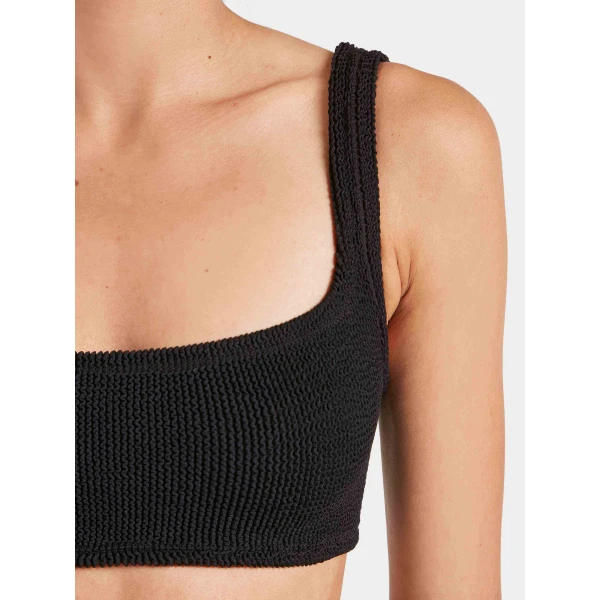 Black - Hunza G Crinkle Swimwear - One Size - Shop at Luxury Shoes 