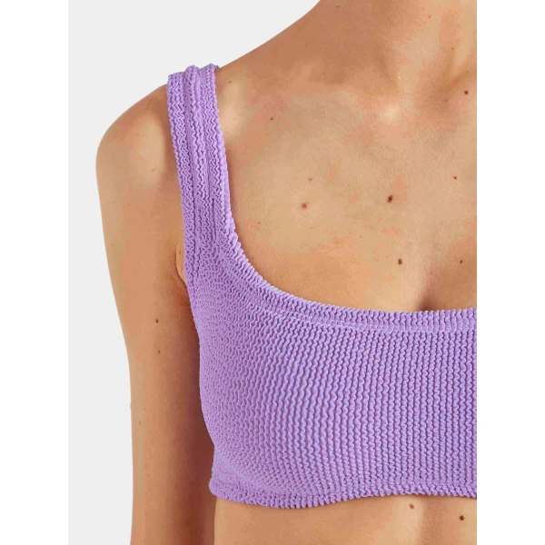 Lilac - Hunza G Crinkle Swimwear - One Size - Shop at Luxury Shoes 