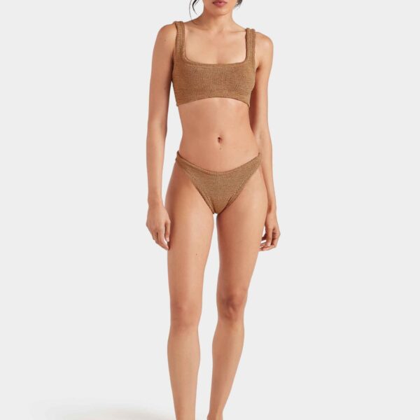 Hunza G Xandra Bikini
Metallic Cocoa, view 5