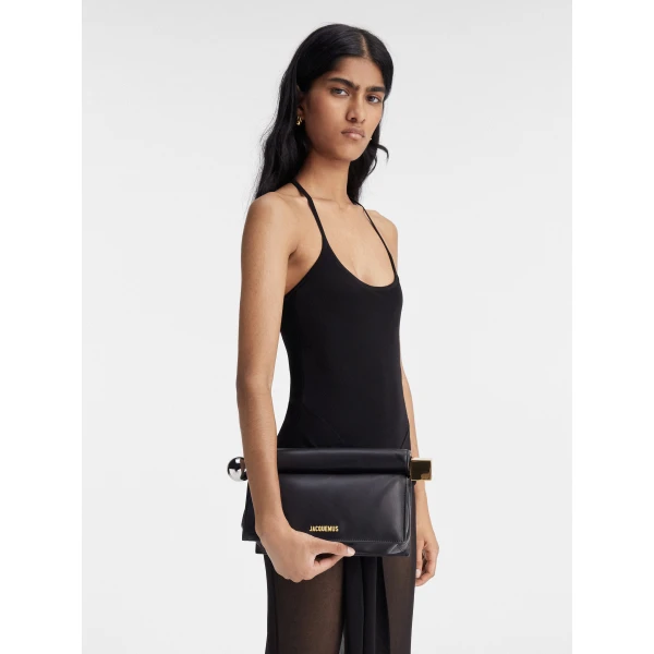 Jacquemus The Rond Carré clutch - Jacquemus Clutch Bags - Le Chiquito Style - Shop at Luxury Shoes 