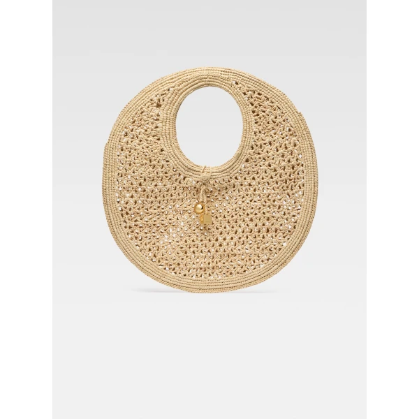 Jacquemus The Spiaggia round bag - Jacquemus Totes & Top-Handle Bags - Le Chiquito Style - Shop at Luxury Shoes 