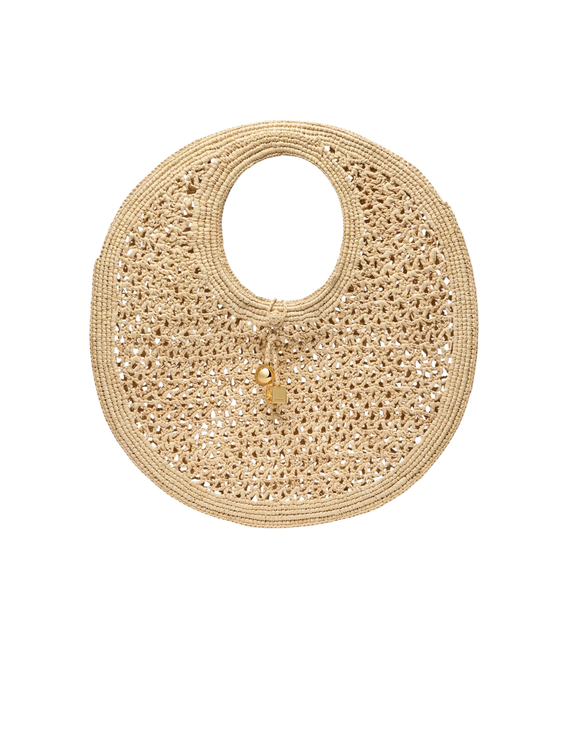Jacquemus The Spiaggia round bag - Jacquemus Totes & Top-Handle Bags - Le Chiquito Style - Shop at Luxury Shoes 