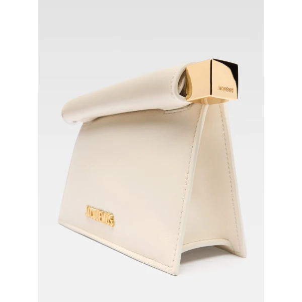 Jacquemus The small Rond Carré clutch - Jacquemus Clutch Bags - Le Chiquito Style - Shop at Luxury Shoes 