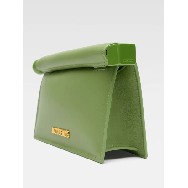 Jacquemus The small Rond Carré clutch - Jacquemus Clutch Bags - Le Chiquito Style - Shop at Luxury Shoes 