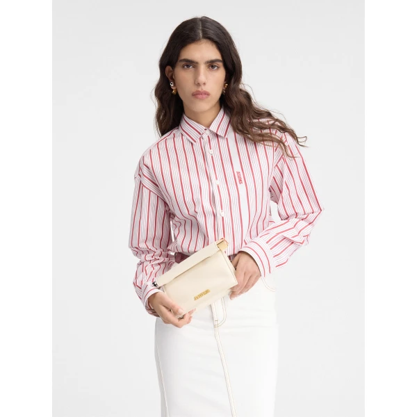 Jacquemus The small Rond Carré clutch - Jacquemus Clutch Bags - Le Chiquito Style - Shop at Luxury Shoes 