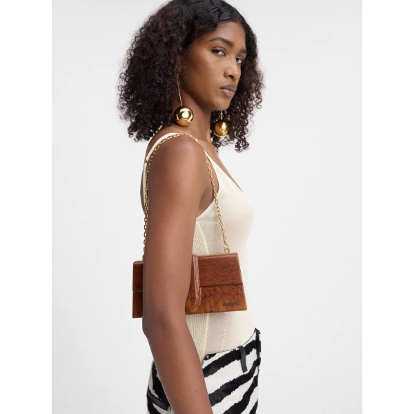 Jacquemus The wooden Bambino - Jacquemus Totes & Top-Handle Bags - Le Chiquito Style - Shop at Luxury Shoes 