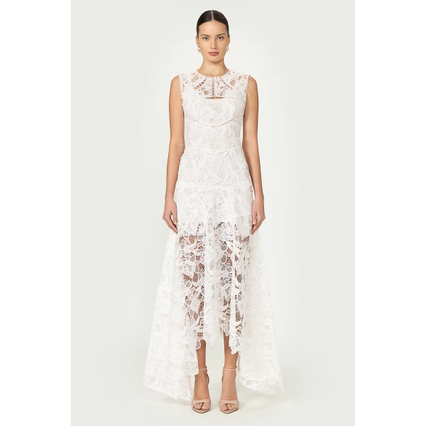 Costarellos Dresses - Romantic Greek Lace - Shop at Luxury Shoes 