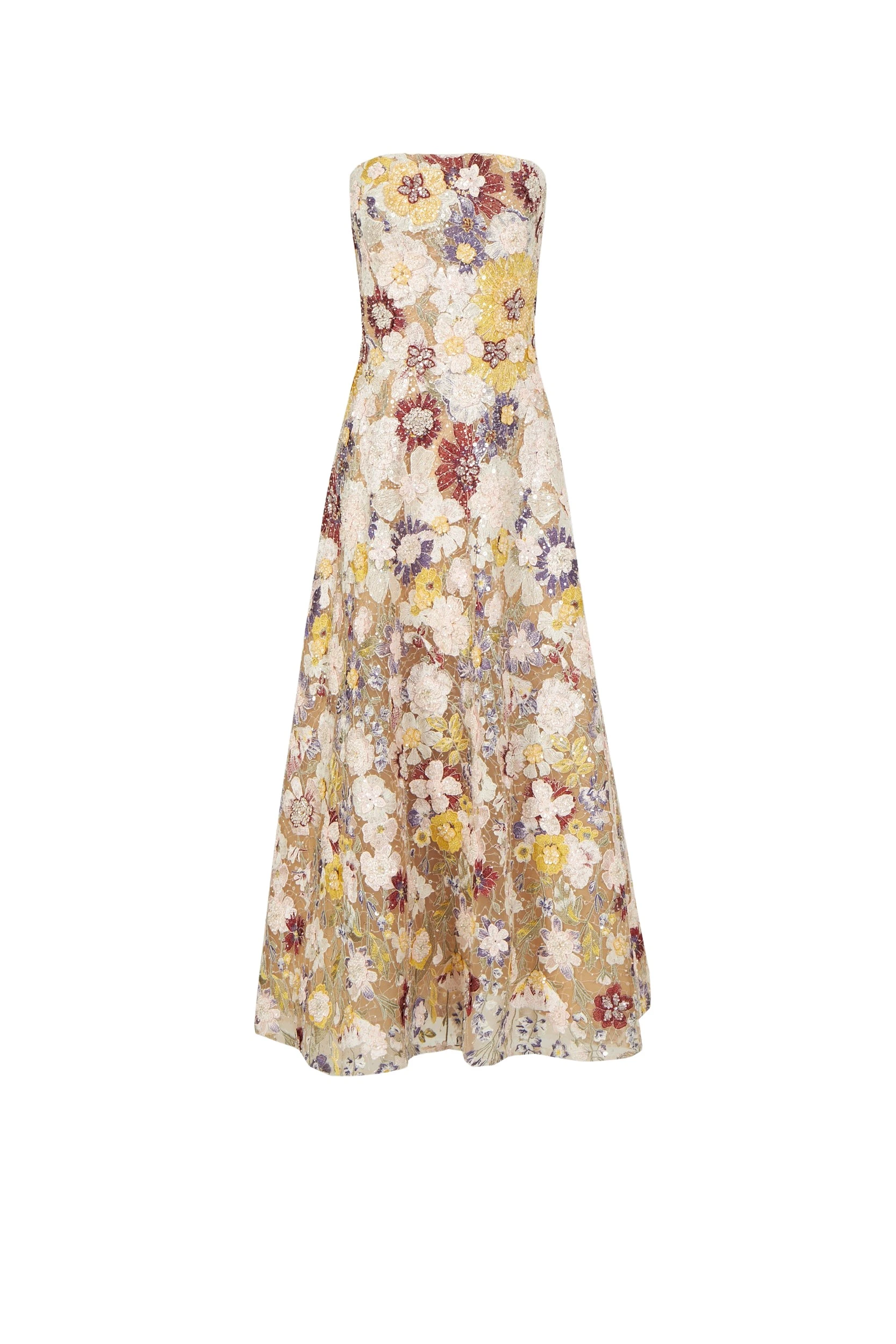 Jassa-Embroidered-Strapless-Dress-Costarellos-Dresses12350_nobg Costarellos Dresses - Romantic Greek Lace - Shop at Luxury Shoes