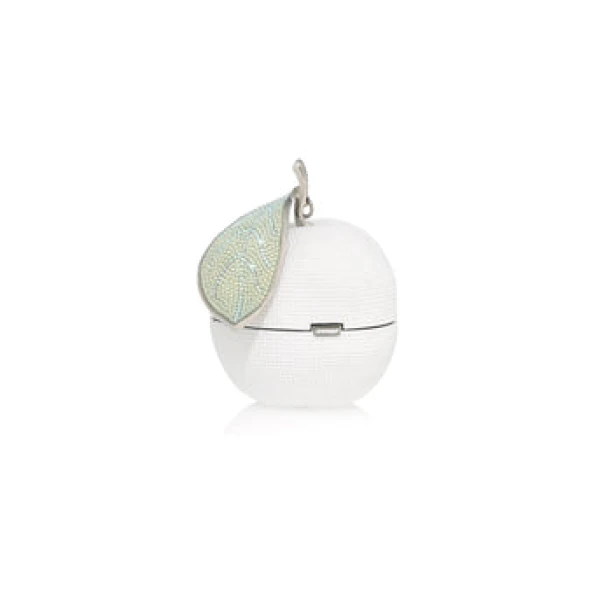 Judith Leiber Apple Ghost - Judith Leiber Crystal Clutch - Luxury Evening Bag - Shop at Luxury Shoes 