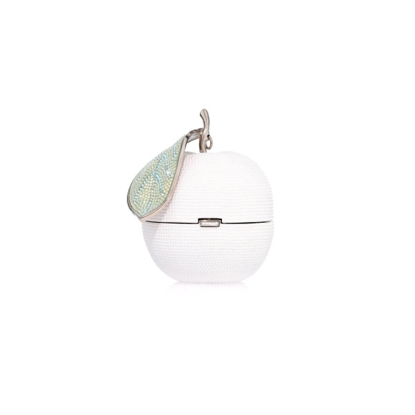 Judith Leiber Apple Ghost - Judith Leiber Crystal Clutch - Luxury Evening Bag - Shop at Luxury Shoes 