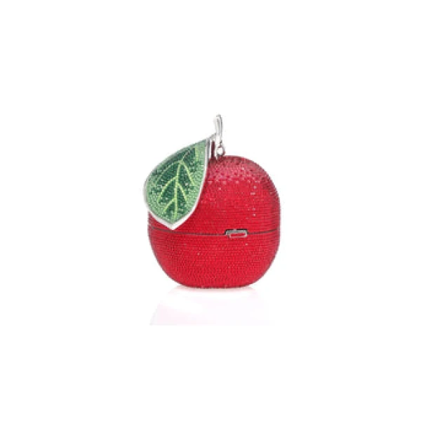 Judith Leiber Apple Sweetie - Judith Leiber Crystal Clutch - Luxury Evening Bag - Shop at Luxury Shoes 