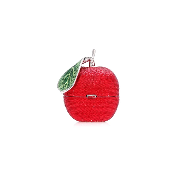 Judith Leiber Apple Sweetie - Judith Leiber Crystal Clutch - Luxury Evening Bag - Shop at Luxury Shoes 