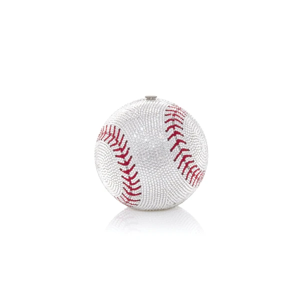 Judith Leiber Baseball Clutch - Judith Leiber Crystal Clutch - Luxury Evening Bag - Shop at Luxury Shoes 
