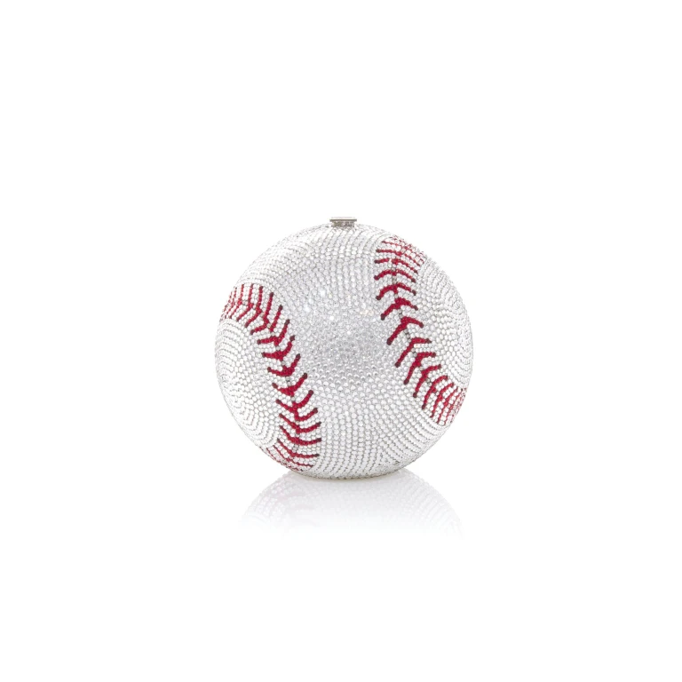 Judith Leiber Baseball Clutch - Judith Leiber Crystal Clutch - Luxury Evening Bag - Shop at Luxury Shoes 