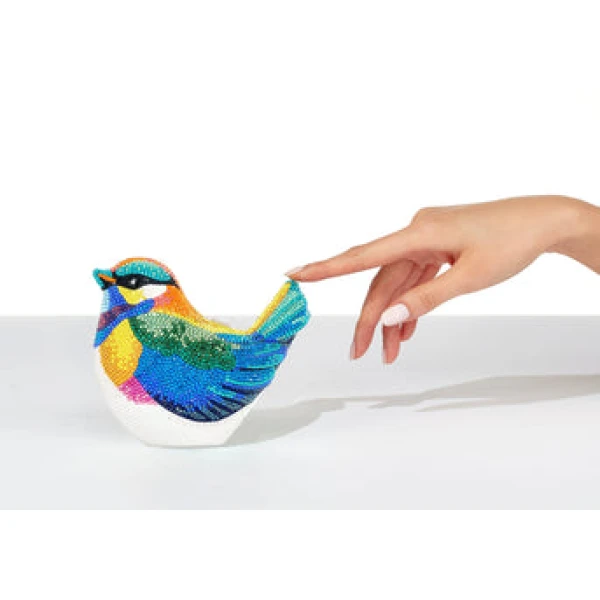 Judith Leiber Bird Chickadee - Judith Leiber Crystal Clutch - Luxury Evening Bag - Shop at Luxury Shoes 