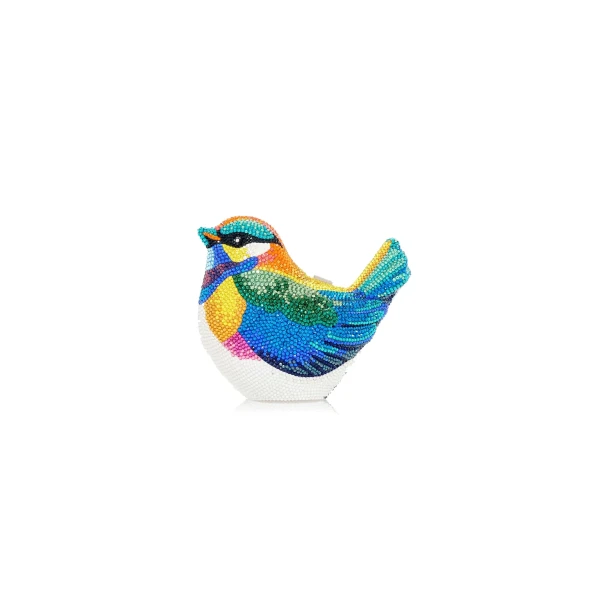 Judith Leiber Bird Chickadee - Judith Leiber Crystal Clutch - Luxury Evening Bag - Shop at Luxury Shoes 