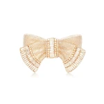 Judith Leiber Bow Deco Gems Champagne - Judith Leiber Crystal Clutch - Luxury Evening Bag - Shop at Luxury Shoes 