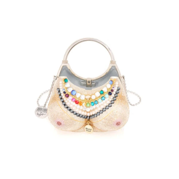 Judith Leiber Bust Don't Tell Mama - Judith Leiber Crystal Clutch - Luxury Evening Bag - Shop at Luxury Shoes 