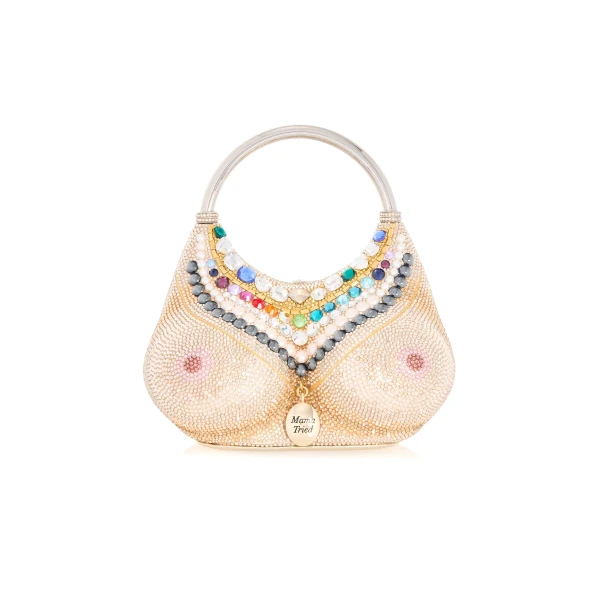 Judith Leiber Bust Don't Tell Mama - Judith Leiber Crystal Clutch - Luxury Evening Bag - Shop at Luxury Shoes 