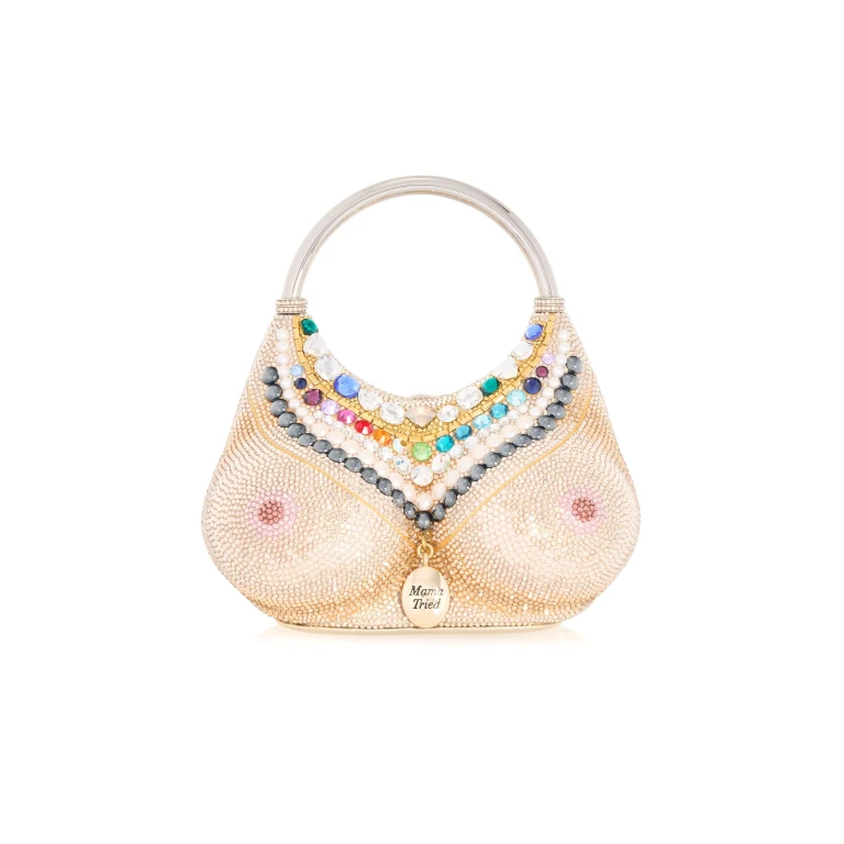 Judith Leiber Bust Don't Tell Mama - Judith Leiber Crystal Clutch - Luxury Evening Bag - Shop at Luxury Shoes 