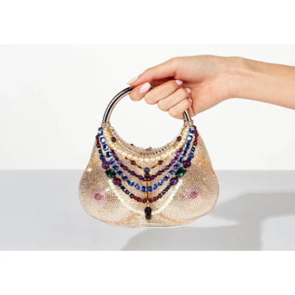Judith Leiber Bust Nude - Judith Leiber Crystal Clutch - Luxury Evening Bag - Shop at Luxury Shoes 