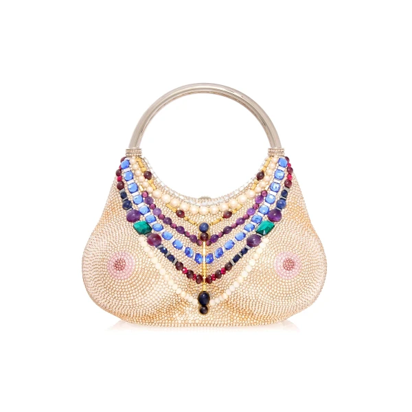 Judith Leiber Bust Nude - Judith Leiber Crystal Clutch - Luxury Evening Bag - Shop at Luxury Shoes 