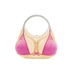 Judith Leiber Bust Pink Bikini - Judith Leiber Crystal Clutch - Luxury Evening Bag - Shop at Luxury Shoes 