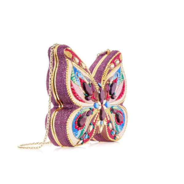 Judith Leiber Butterfly Medley - Judith Leiber Crystal Clutch - Luxury Evening Bag - Shop at Luxury Shoes 