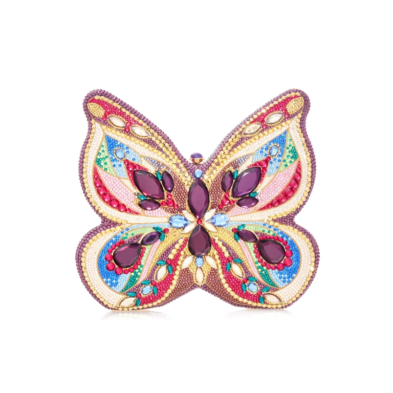 Judith Leiber Butterfly Medley - Judith Leiber Crystal Clutch - Luxury Evening Bag - Shop at Luxury Shoes 