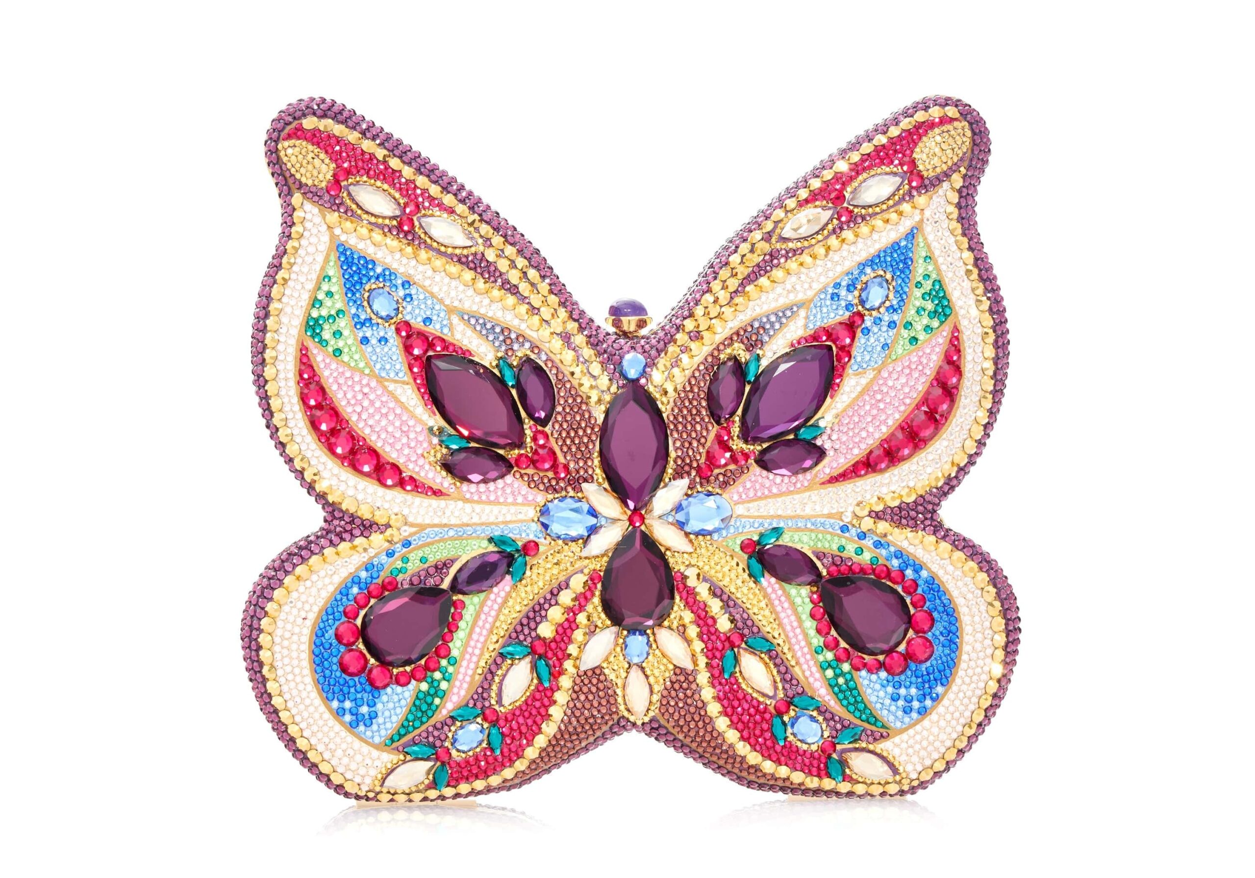 Judith Leiber Butterfly Medley - Judith Leiber Crystal Clutch - Luxury Evening Bag - Shop at Luxury Shoes 