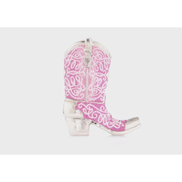 Judith Leiber Cowboy Boot Austin Pink Purse - Judith Leiber Crystal Clutch - Luxury Evening Bag - Shop at Luxury Shoes 