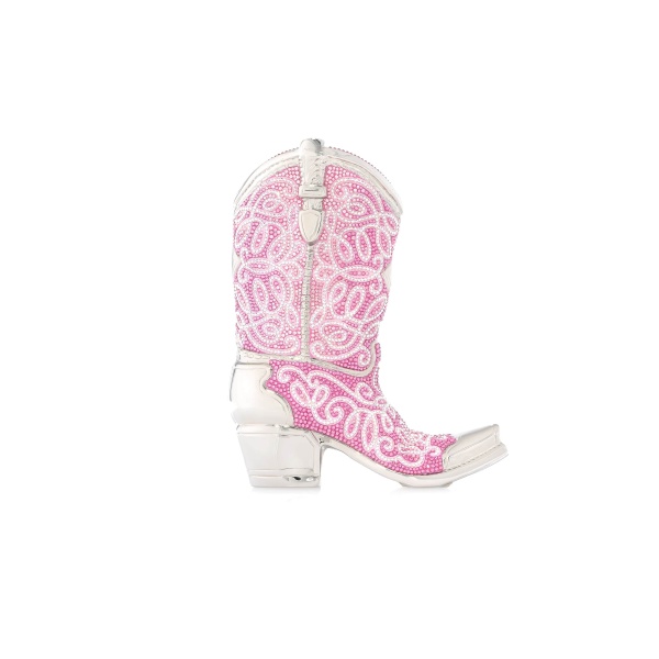 Judith Leiber Cowboy Boot Austin Pink Purse - Judith Leiber Crystal Clutch - Luxury Evening Bag - Shop at Luxury Shoes 