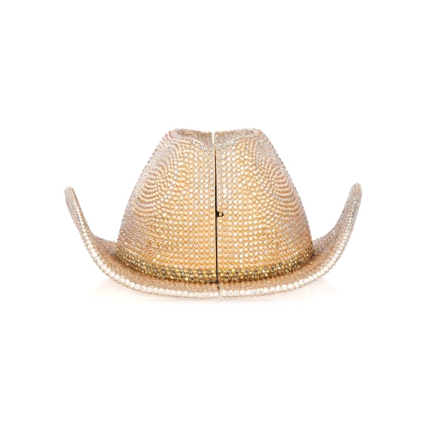 Judith Leiber Cowboy Hat Cheyenne Purse - Judith Leiber Crystal Clutch - Luxury Evening Bag - Shop at Luxury Shoes 