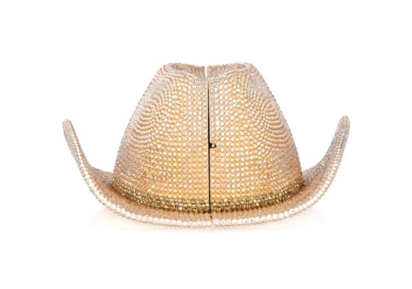 Judith Leiber Cowboy Hat Cheyenne Purse - Judith Leiber Crystal Clutch - Luxury Evening Bag - Shop at Luxury Shoes 