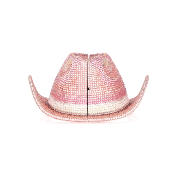 Judith Leiber Cowboy Hat Dakota Purse - Judith Leiber Crystal Clutch - Luxury Evening Bag - Shop at Luxury Shoes 