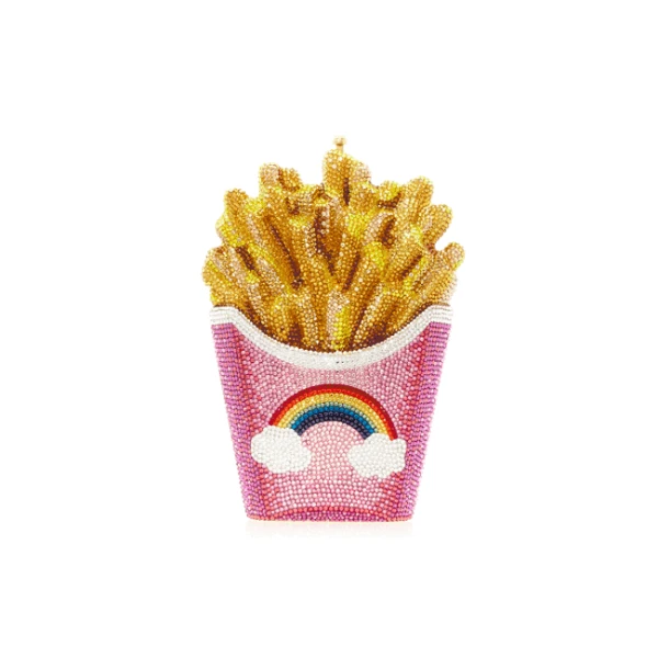 Judith Leiber Designer Judith Leiber French Fries Rainbow Bag - Judith Leiber Crystal Clutch - Luxury Evening Bag - Shop at Luxury Shoes 