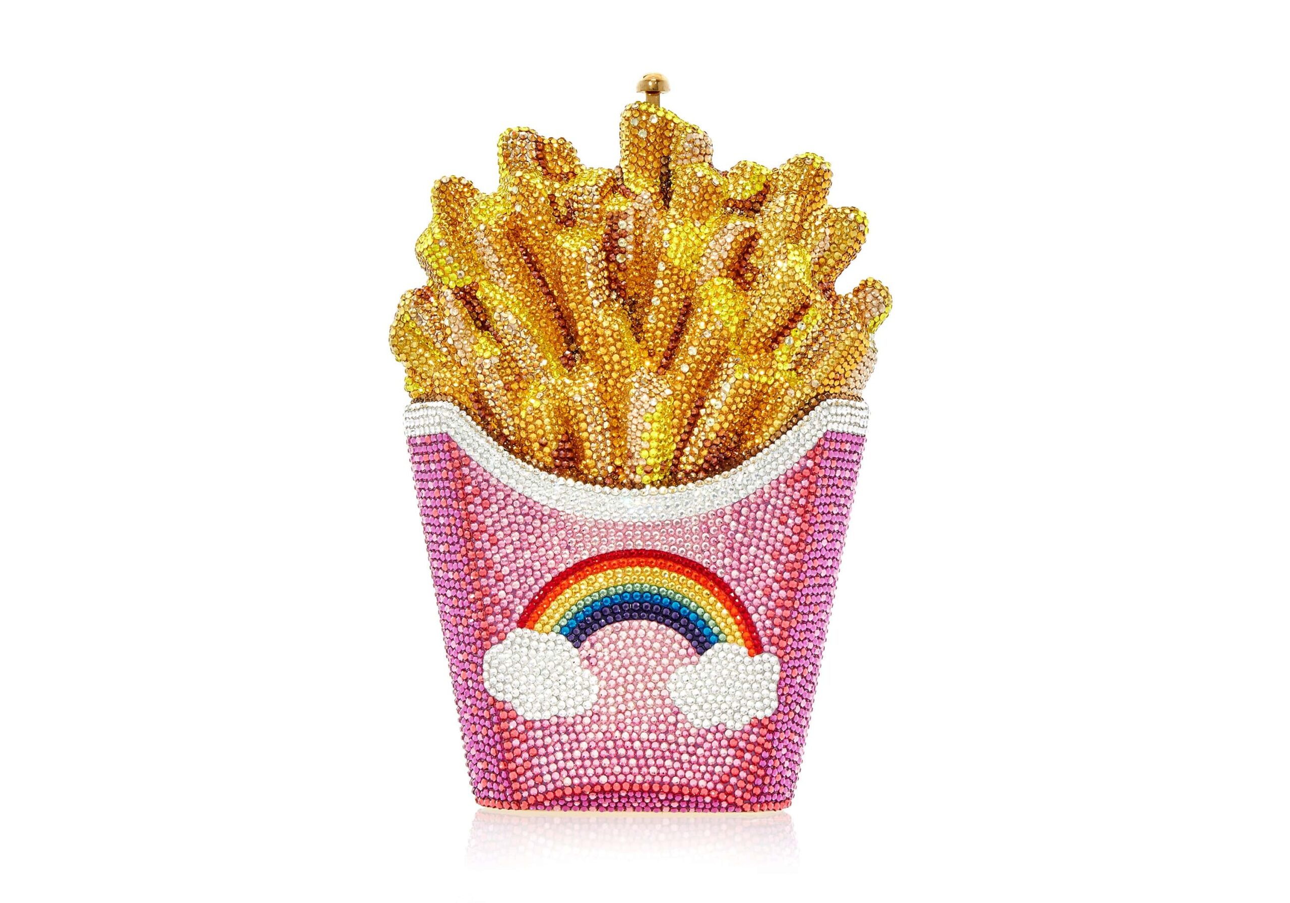 Judith Leiber Designer Judith Leiber French Fries Rainbow Bag - Judith Leiber Crystal Clutch - Luxury Evening Bag - Shop at Luxury Shoes 