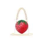 Judith Leiber Designer Strawberry Handbag - Judith Leiber Crystal Clutch - Luxury Evening Bag - Shop at Luxury Shoes 