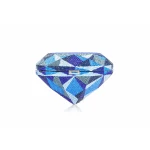 Judith Leiber Diamond Sapphire - Judith Leiber Crystal Clutch - Luxury Evening Bag - Shop at Luxury Shoes 