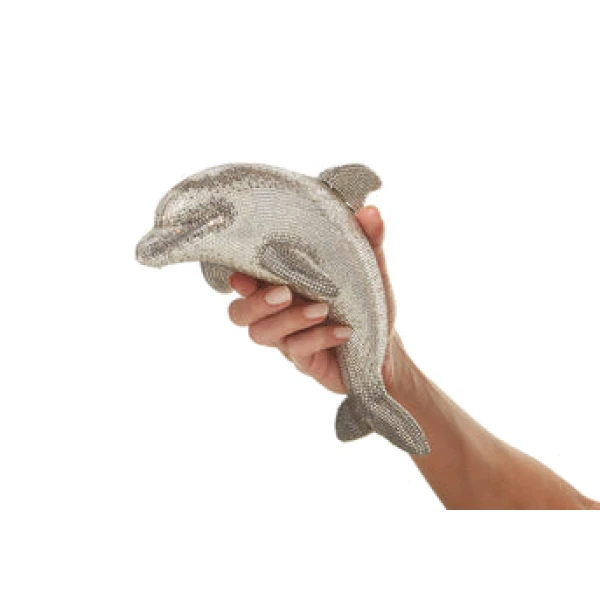 Judith Leiber Dolphin Phin - Judith Leiber Crystal Clutch - Luxury Evening Bag - Shop at Luxury Shoes 