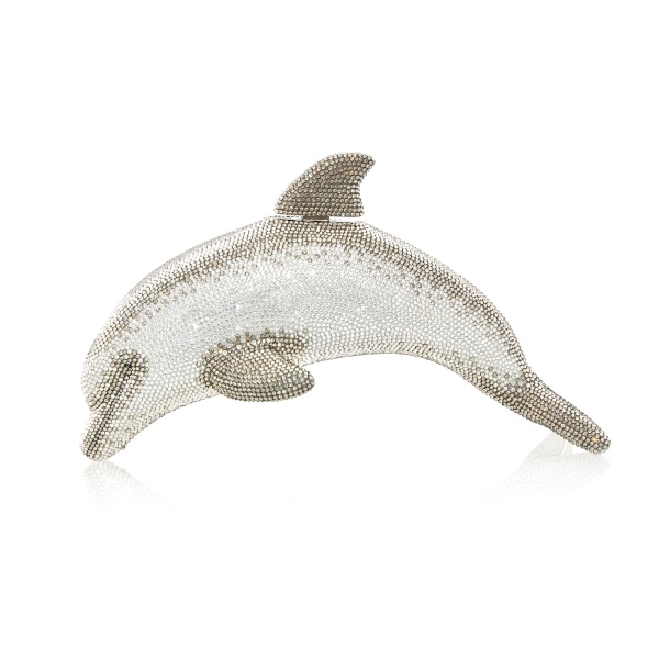 Judith Leiber Dolphin Phin - Judith Leiber Crystal Clutch - Luxury Evening Bag - Shop at Luxury Shoes 