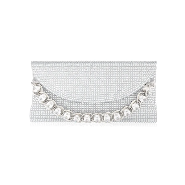 Judith Leiber Envelope Taylor Fullbead - Judith Leiber Crystal Clutch - Luxury Evening Bag - Shop at Luxury Shoes 