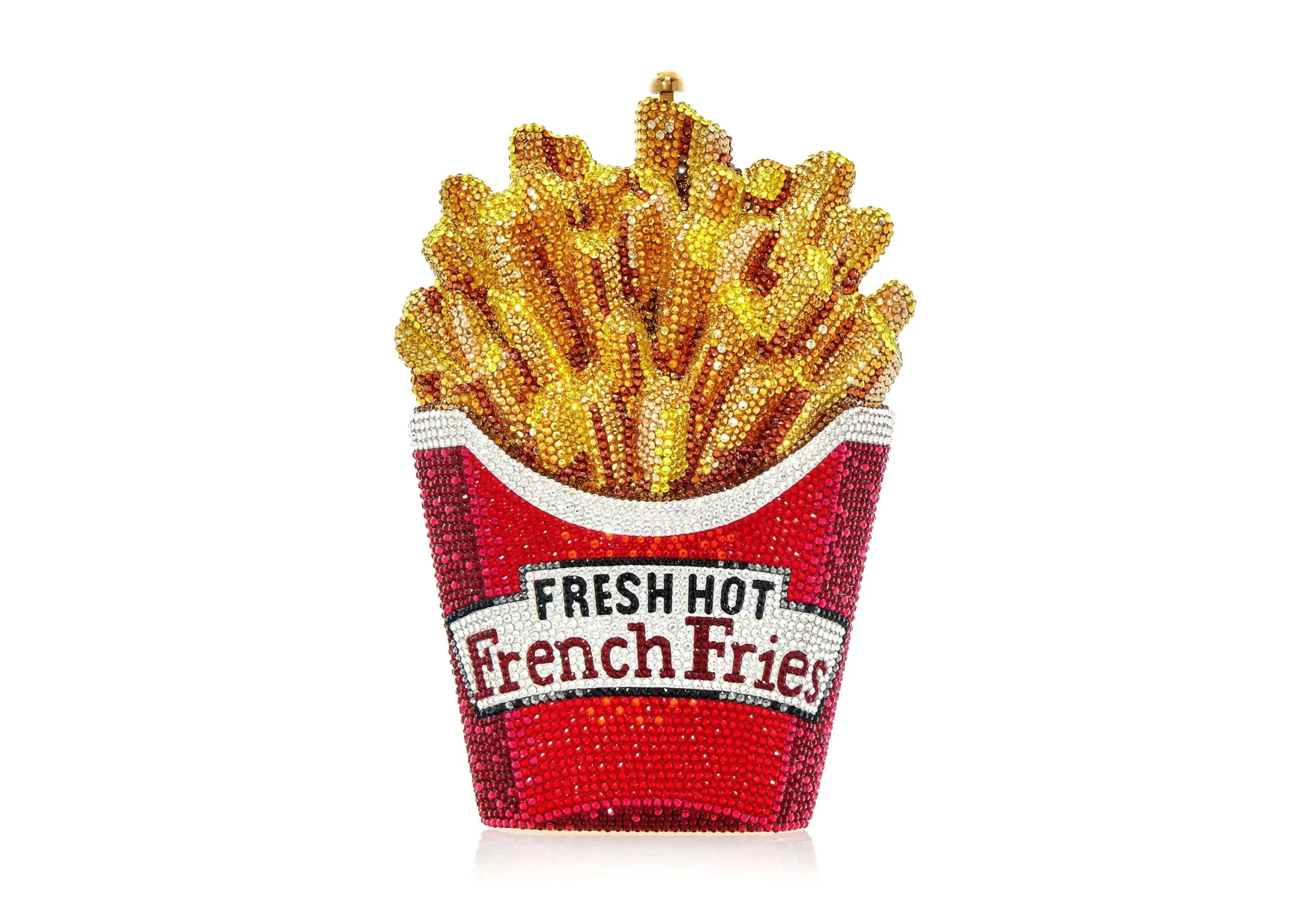 Judith Leiber French Fries Fresh And Hot - Judith Leiber Crystal Clutch - Luxury Evening Bag - Shop at Luxury Shoes 
