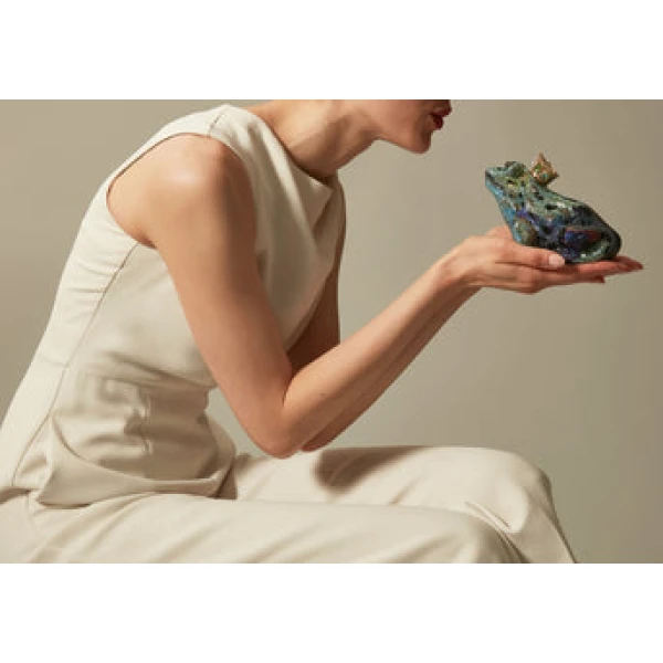 Judith Leiber Frog Prince Charming - Judith Leiber Crystal Clutch - Luxury Evening Bag - Shop at Luxury Shoes 