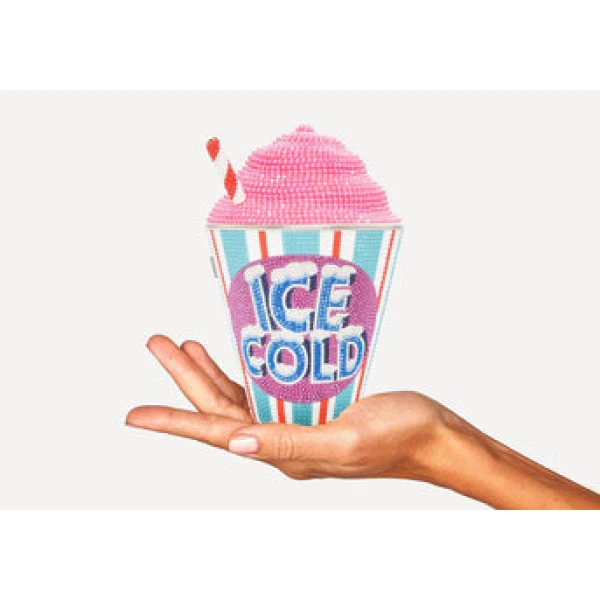 Judith Leiber Frozen Drink Ice Cold - Judith Leiber Crystal Clutch - Luxury Evening Bag - Shop at Luxury Shoes 