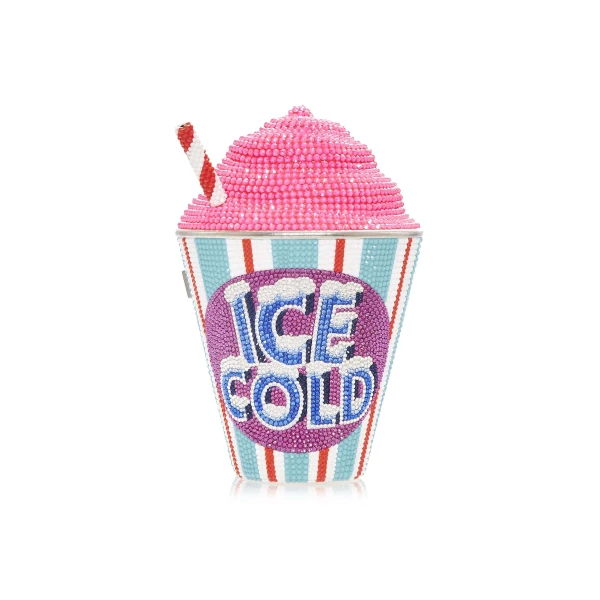 Judith Leiber Frozen Drink Ice Cold - Judith Leiber Crystal Clutch - Luxury Evening Bag - Shop at Luxury Shoes 