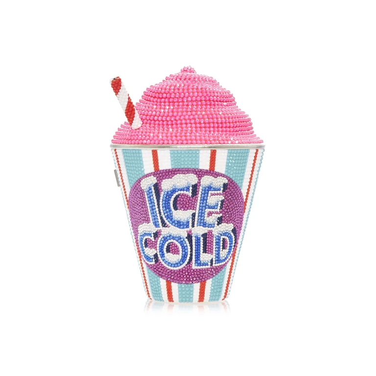 Judith Leiber Frozen Drink Ice Cold - Judith Leiber Crystal Clutch - Luxury Evening Bag - Shop at Luxury Shoes 