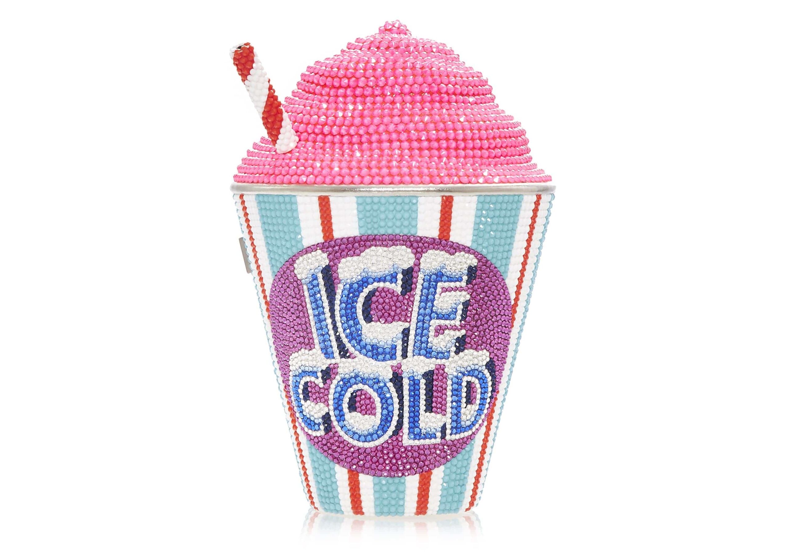 Judith Leiber Frozen Drink Ice Cold - Judith Leiber Crystal Clutch - Luxury Evening Bag - Shop at Luxury Shoes 